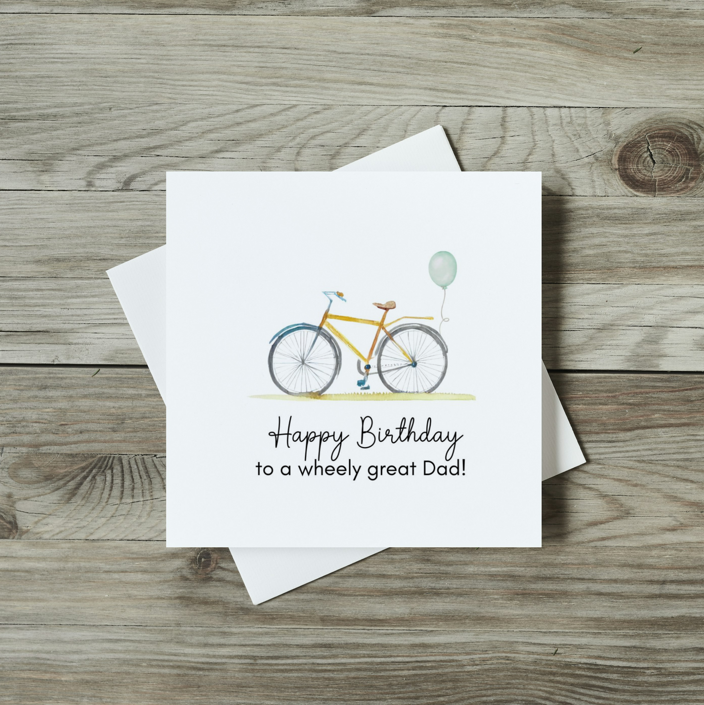 Personalised Birthday Card - For a Wheely Great Person