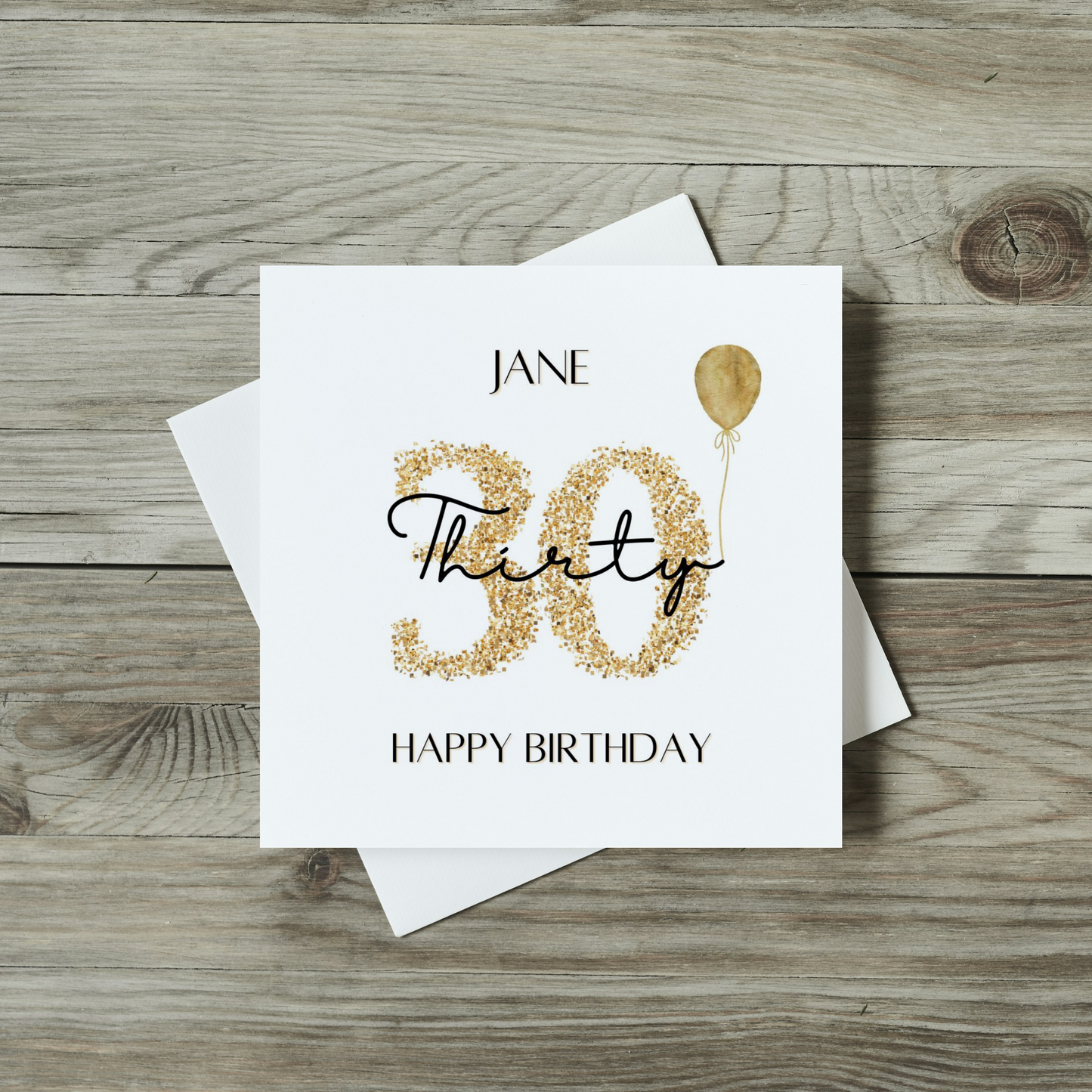 Personalised Milestone Birthday Card - All Ages Available