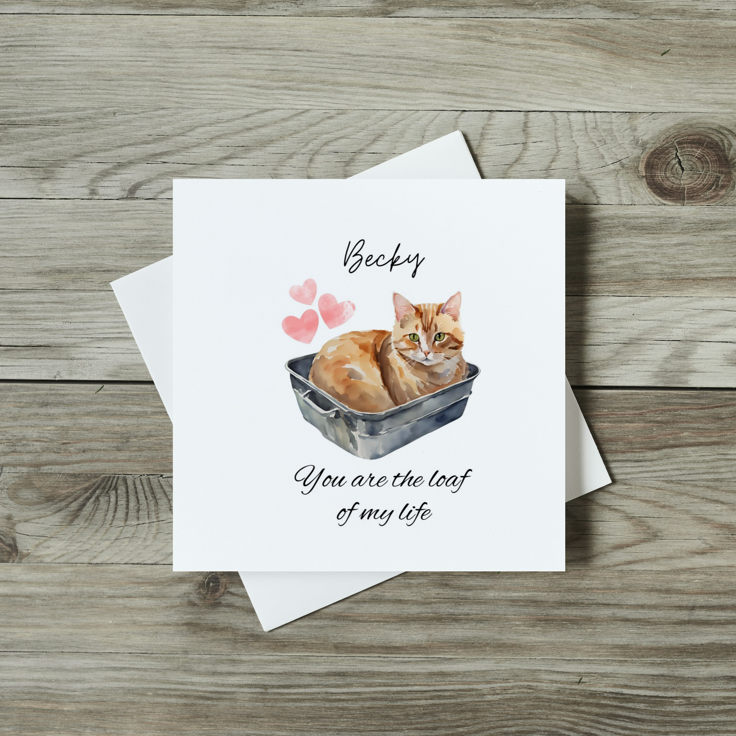 Personalised Anniversary Or Valentine's Day Card - Loaf Of My Life